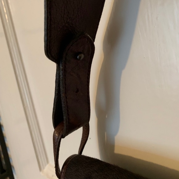 COPY - KENZO Brown Leather/Fur bag - Picture 3 of 7